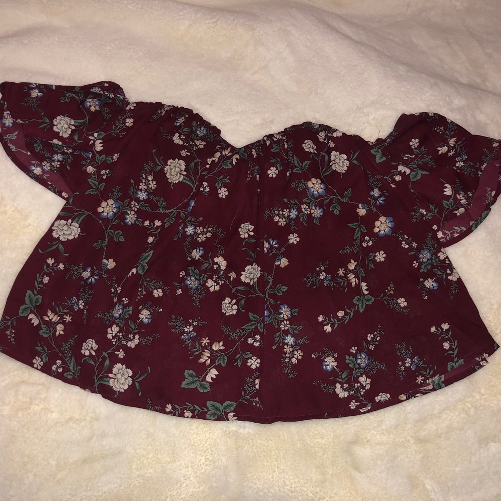 Off the shoulder Rosie Daze floral top